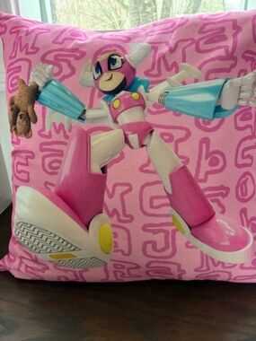 Mark Jacobs Pink Hideyuki Tanaka Robot Girl Throw Heaven Pillow